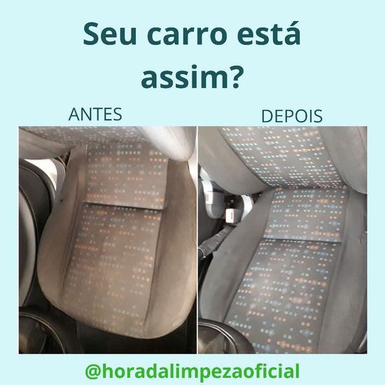 Hora da Limpeza Limpeza de interior de carros 1