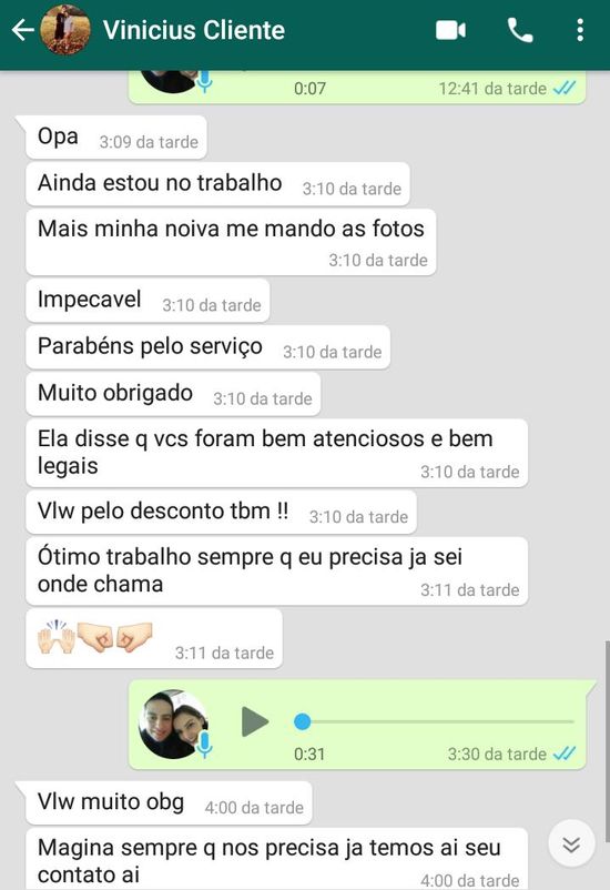 Depoimentos de clientes após terem feito a limpeza do estofado.